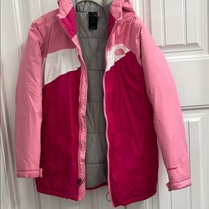 The North Face Kids' Pink Puffer Coat Jacket XL 18